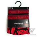 پک 2 تایی شورت مردانه باکسر بریف Bruno Banani آلمان اورجینال وارداتی طرح برگ قرمز زرشکی