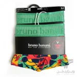 پک 2 تایی شورت مردانه باکسر بریف Bruno Banani آلمان اورجینال وارداتی طرح فانتزی سبز