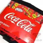 پک 2 تایی شورت مردانه باکسر بریف Coca Cola کوکا کولا آلمان اورجینال وارداتی طرح نوشابه قرمز مشکی