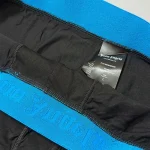 شورت مردانه باکسر بریف اورجینال وارداتی برند Palm Angels مشکی کش 5 سانتی آبی