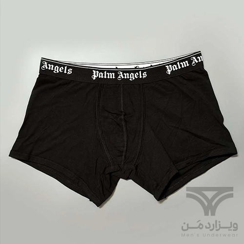شورت مردانه باکسر بریف اورجینال وارداتی برند Palm Angels مشکی