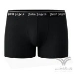 شورت مردانه باکسر بریف اورجینال وارداتی برند Palm Angels مشکی