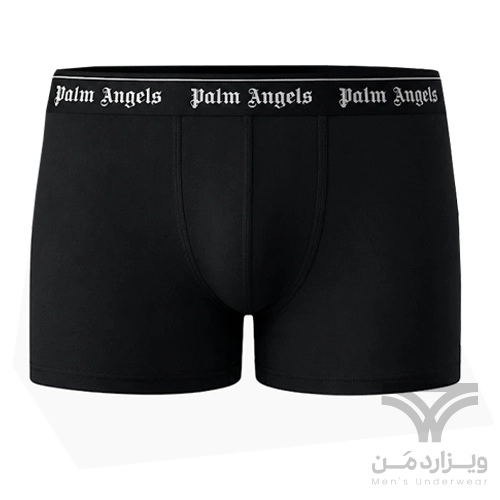 شورت مردانه باکسر بریف اورجینال وارداتی برند Palm Angels مشکی