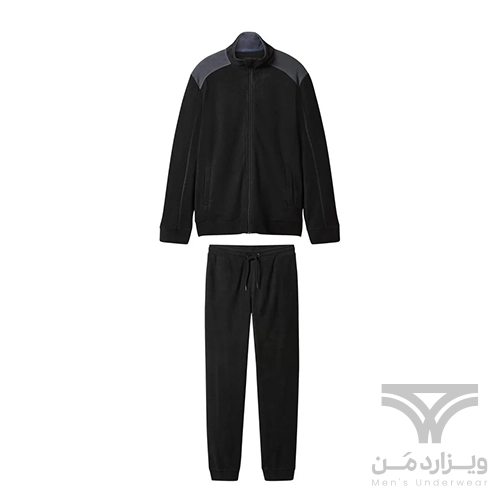 ست مردانه حوله ای سویشرت و شلوار راحتی اورجینال اسمارا Esmara Men آلمان مشکی طوسی وارداتی