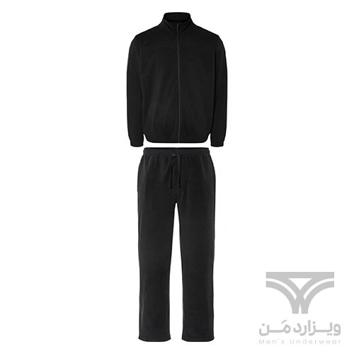Code0849-2 ست مردانه حوله ای سویشرت و شلوار راحتی اورجینال لیورجی Livergy آلمان مشکی