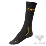 پک 3 تایی جوراب کار مردانه CAT آلمان اورجینال مشکی زرد